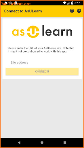 AsULearn screenshot