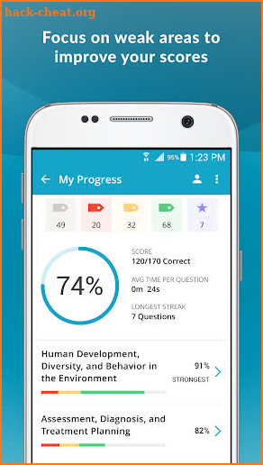 ASWB® Clinical Exam Guide & Practice Test screenshot