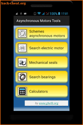 Asynchronous Motors Tools screenshot