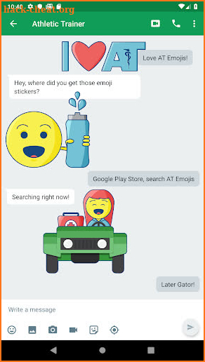 AT emojis screenshot