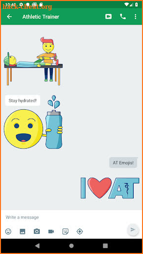 AT emojis screenshot