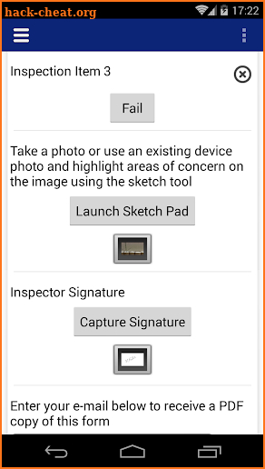 AT&T Mobile Forms screenshot