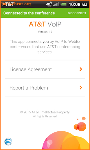 AT&T VoIP screenshot