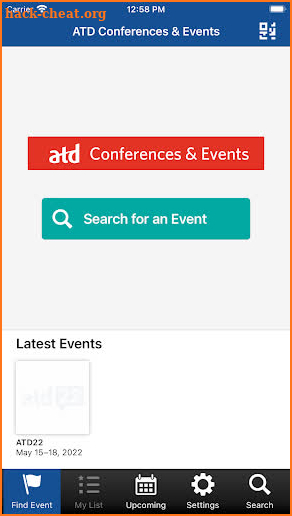 ATD Conferences screenshot