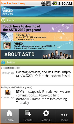 ATD Events screenshot