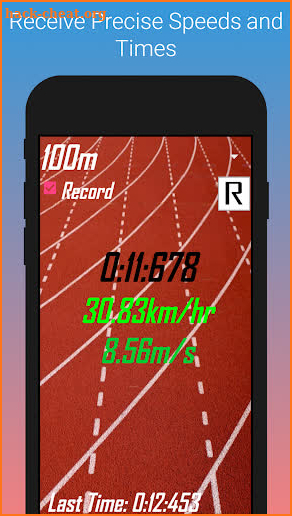 Athletics Track & Field Stopwatch screenshot