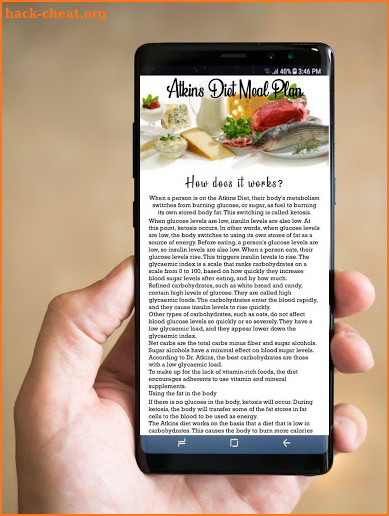 Atkins Diet Meal Plan screenshot