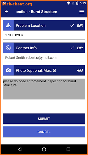 ATL311 Mobile App screenshot