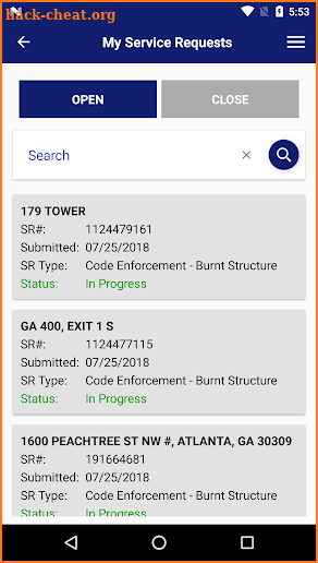 ATL311 Mobile App screenshot