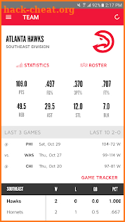 Atlanta Hawks screenshot