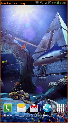 Atlantis 3D Pro Live Wallpaper screenshot