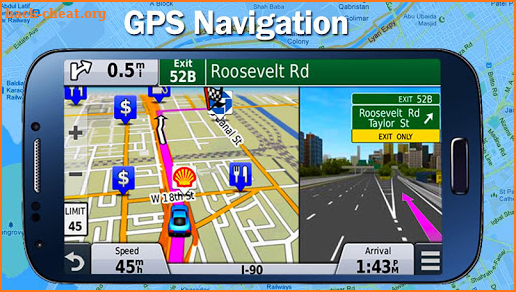 Atlas Transportation, Earth GPS Maps, Route Finder screenshot