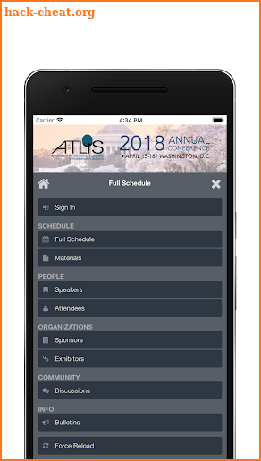 ATLIS 2018 screenshot