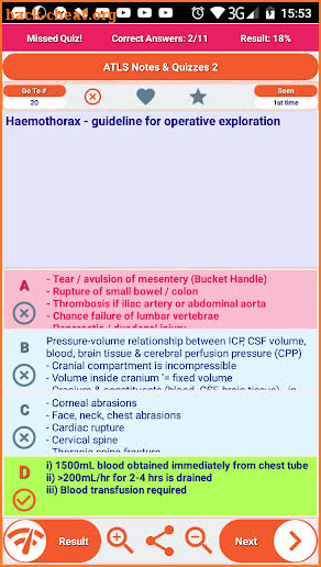 ATLS Advanced Trauma Life Support Exam Review APP screenshot