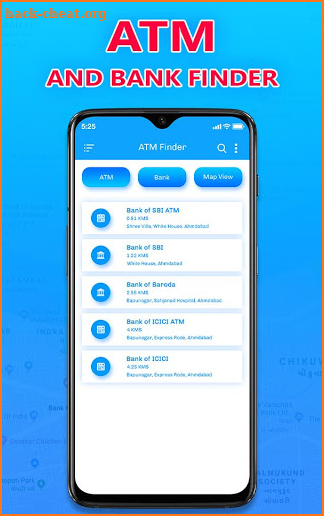 ATM and Bank Location Finder screenshot