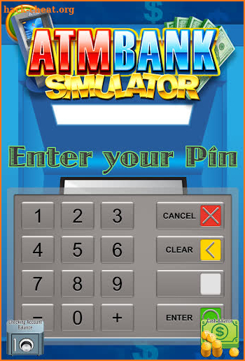 ATM Simulator: Kids Money & Credit Card Games FREE screenshot