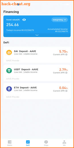 ATokenWallet screenshot