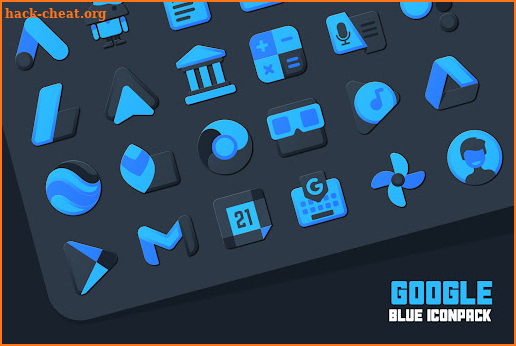 Atom Blue IconPack screenshot