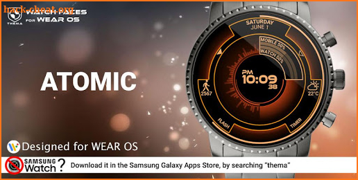 Atomic Watch Face screenshot