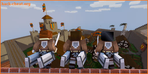 Attack on Titan Addon for Minecraft PE screenshot