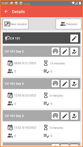 Attendance Radar screenshot