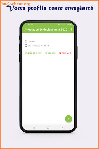 Attestation de déplacement 2021 - couvre-feu screenshot