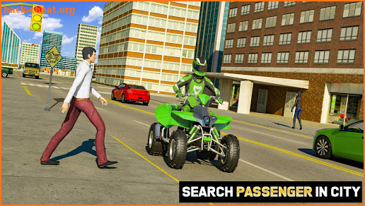 ATV Bike City Taxi Cab Simulator screenshot