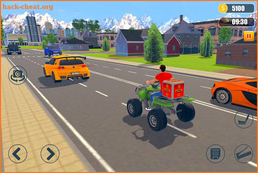 ATV Bike Pizza Delivery: Fast-Food Delivery Boy screenshot