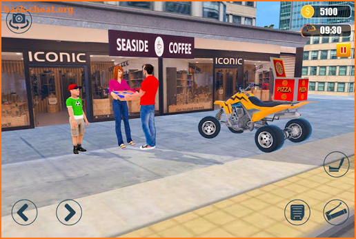 ATV Bike Pizza Delivery: Fast-Food Delivery Boy screenshot