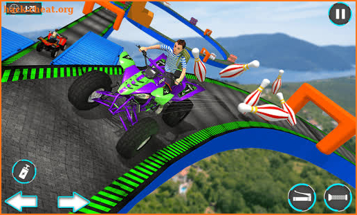 ATV Bike Racing 2019: Mega Quad Bike Ramp Stunts screenshot