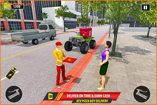 ATV Hot Pizza Delivery Boy 2021 screenshot