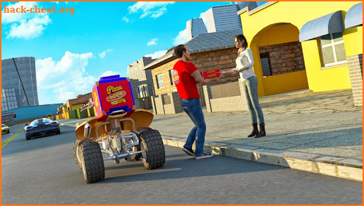 ATV Pizza Bike Rider Delivery Boy screenshot