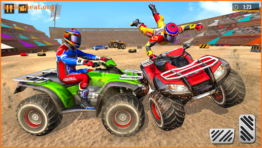 ATV Quad Bike Demolition Derby Crash 2021 screenshot