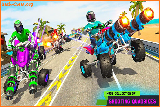 ATV Quad Bike Racing Simulator: Bike Shooting Game screenshot