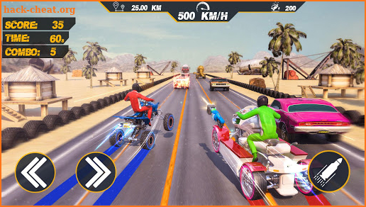 ATV Quad Bike Simulator: Traffic Shooting Game screenshot