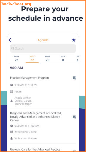 AUA2021 - AUA Annual Meeting screenshot