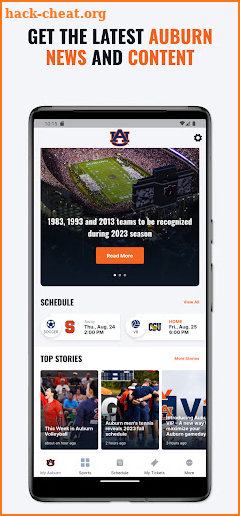 Auburn Tigers screenshot