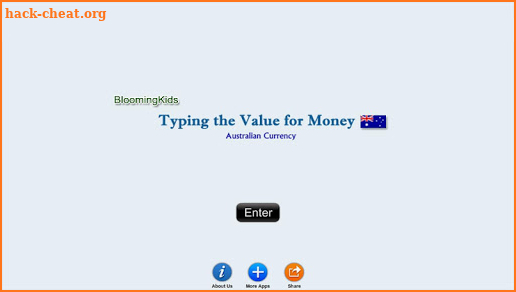 AUD Typing the value for Money screenshot