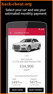 Audi Financial screenshot