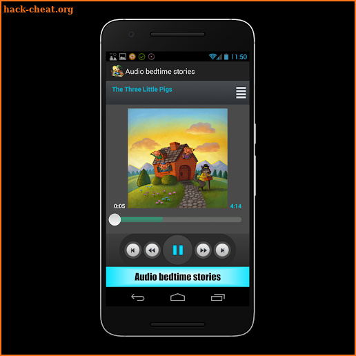 Audio bedtime stories screenshot