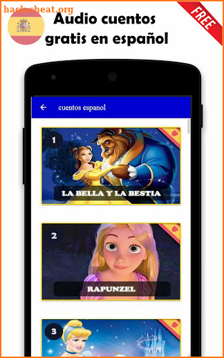 Audio cuentos gratis en español screenshot