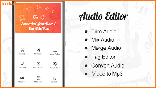 Audio Editor : Cut,Merge,Mix Extract Convert Audio screenshot