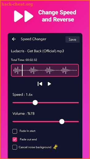 Audio Editor: Free Ringtone Maker & MP3 Converter screenshot