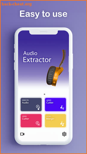 Audio Extractor - extract audio from video - music screenshot