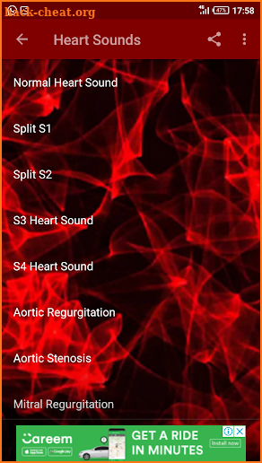 Audio Guide To Heart Sounds. screenshot