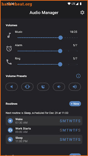 Audio Manager Lite screenshot