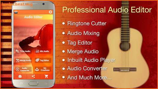 Audio MP3 Cutter Mix Converter and Ringtone Maker screenshot