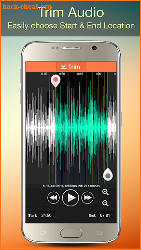 Audio MP3 Cutter Mix Converter and Ringtone Maker screenshot