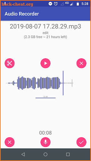 Audio Recorder Mp3 Dictaphone screenshot