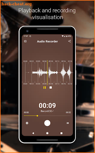 Audio Recorder (no ads) screenshot